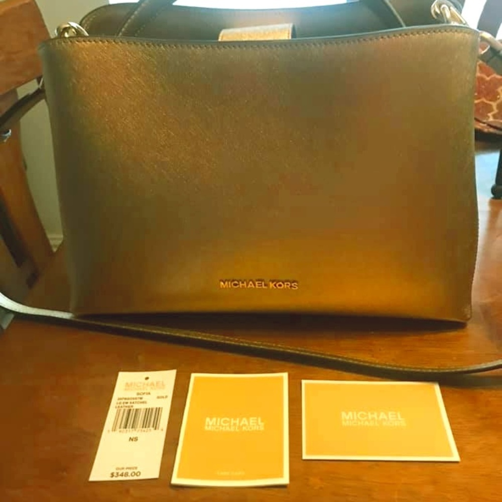 Michael Kors Sofia Leather Satchel